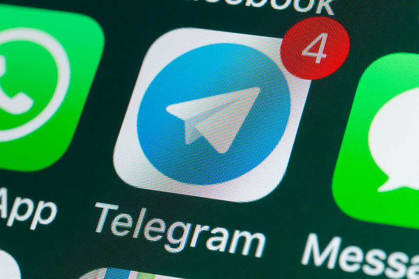 Telegram app