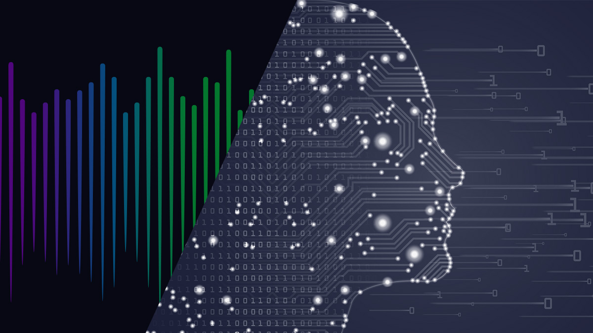 cyber graphic of outline of human face
