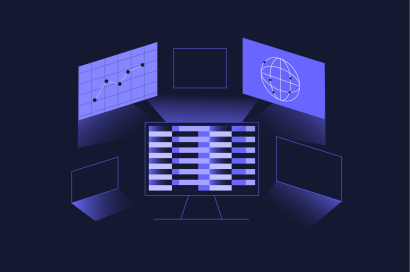 illustration of computer screens
